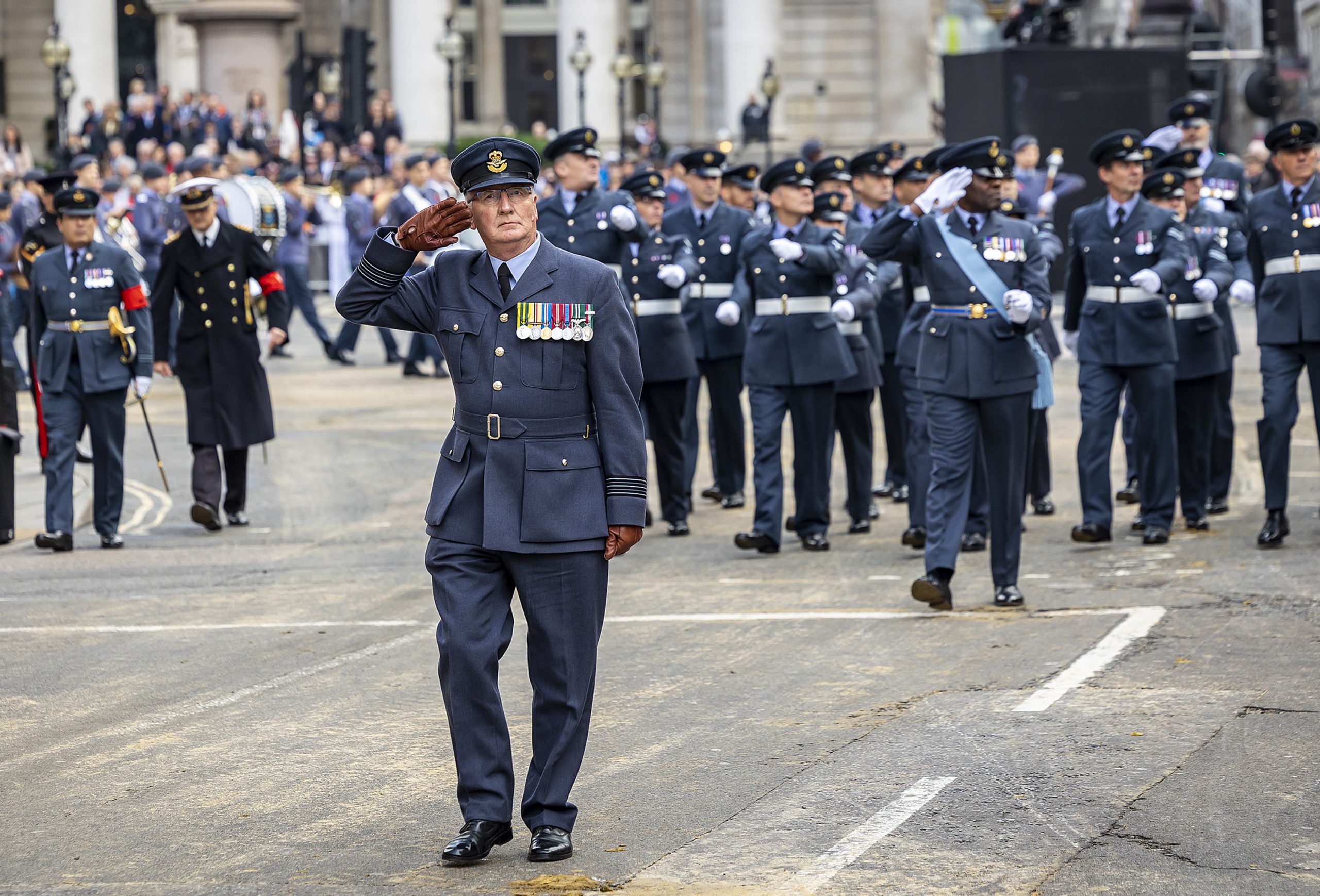 RAF Reserves during the Lord Mayor's Show 2022