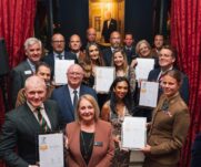 Gold ERS winners with their awards