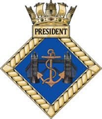Crest of the HMS President