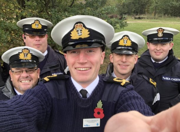 Sea Cadets and volunteers