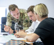 A Reservist helping employers during the 3MI Intelligence Challenge